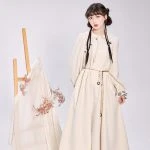 Chinoiserie Dresses Autumn Women Fashion Hanfu