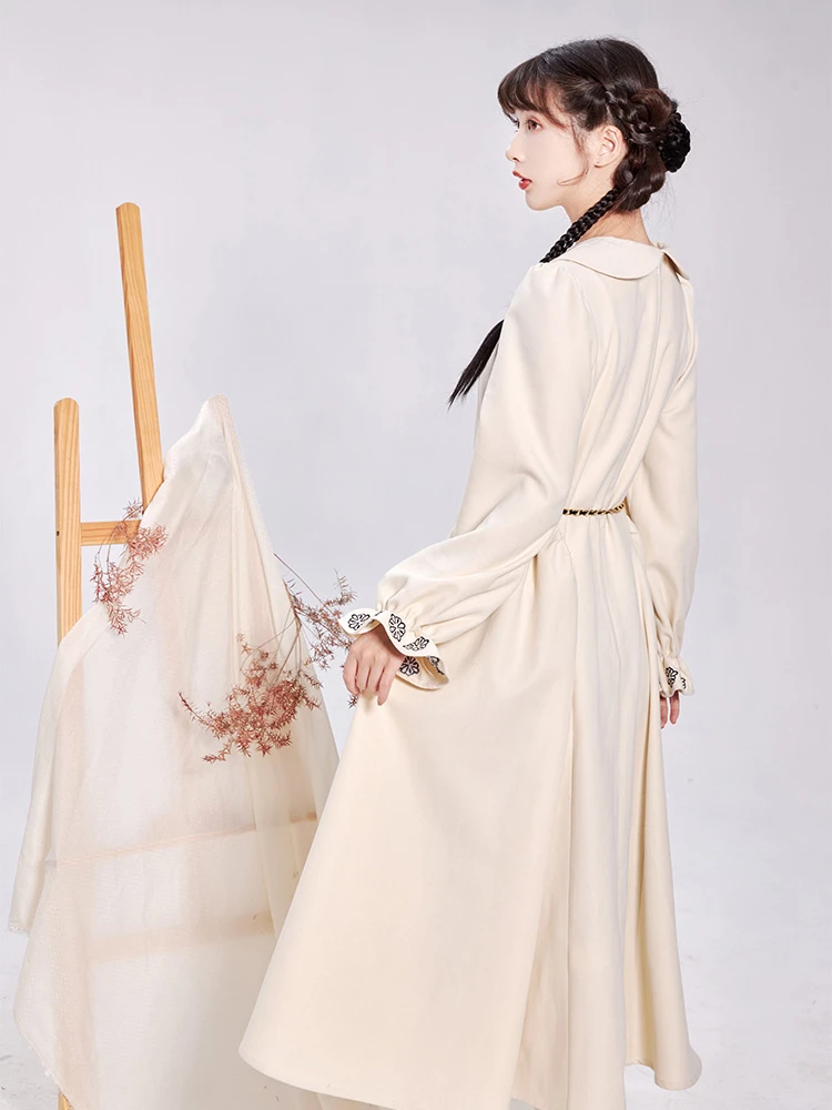 Chinoiserie Dresses Autumn Women Fashion Hanfu