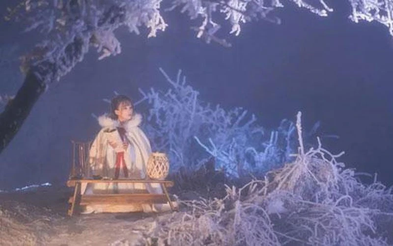 Hanfu in Snow Mountain
