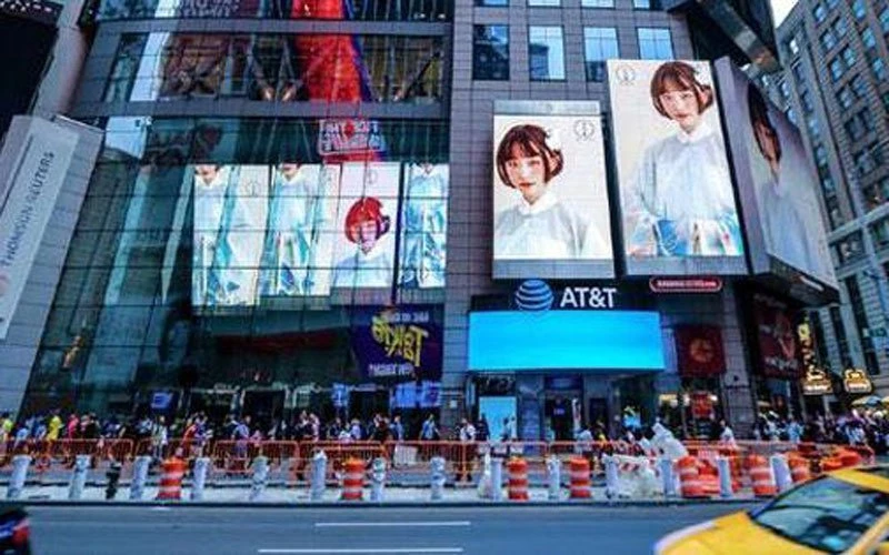 Hanfu Show NYC Time Square