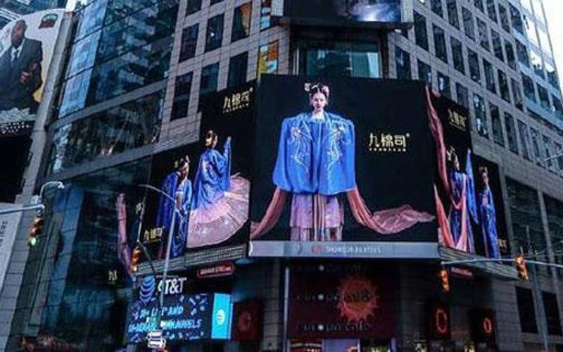 Hanfu Show NYC Time Square