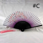 paper folding fan hanfu accessories newhanfu