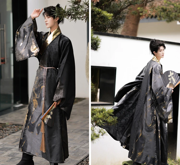 Men's Jin Dynasty Ruqun Hanfu Spring Fashion Casual Clothing
