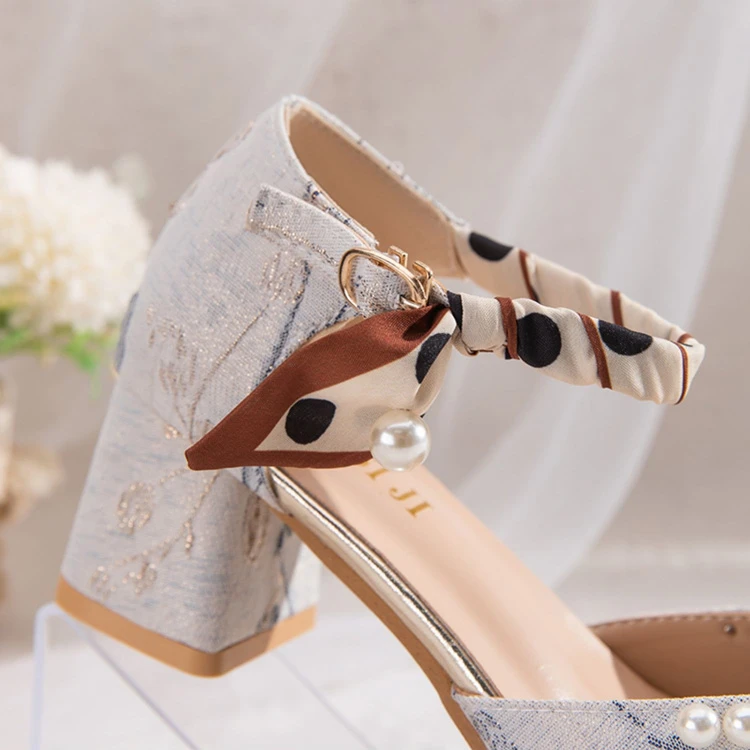 Women's Retro High Heels For Hanfu Fashion Cheongsam Shoes