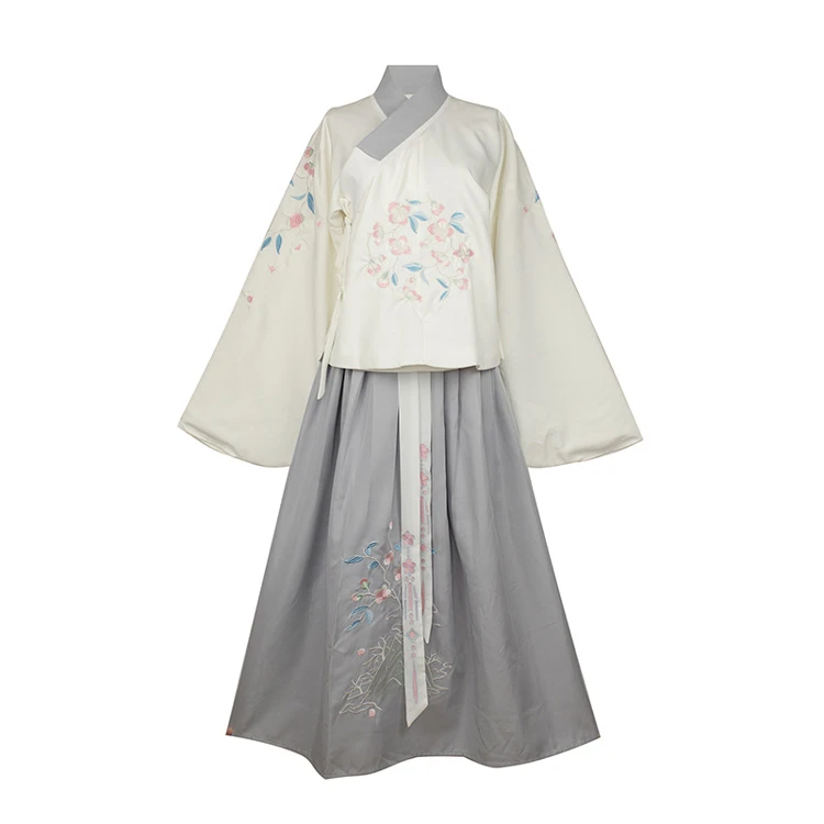cleome flower women hanfu