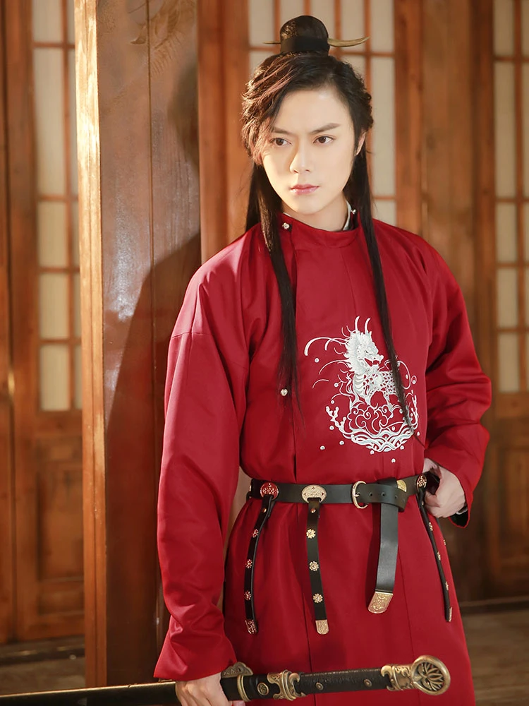 kylin kungfu robe hanfu male