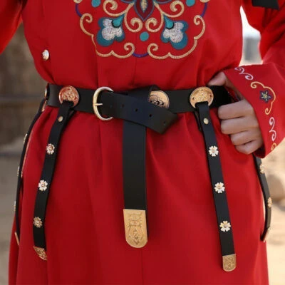spider belt hanfu robe