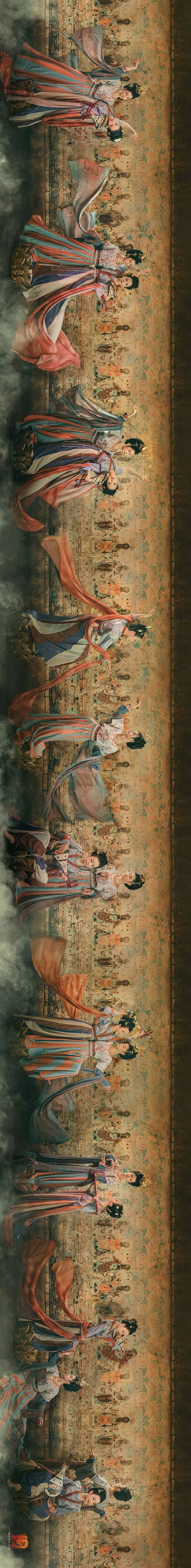 Traditional Murals Meet Hanfu 1