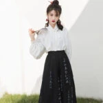 Street Fashion Song Ladies Casual Hanfu Summer Changgansi Style