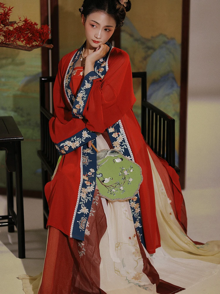 Women Song Dynasty Traditional Hanfu Spring Classical Set