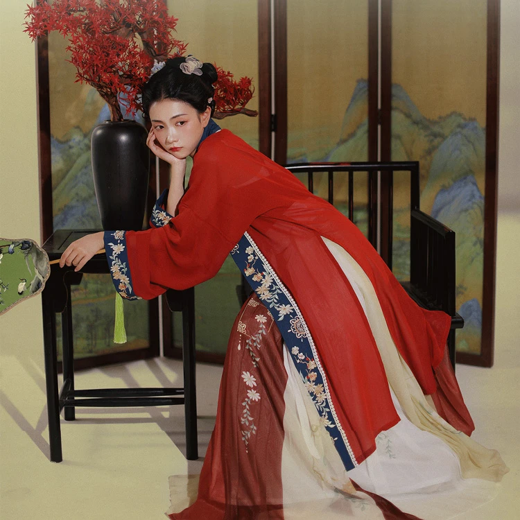 Women Song Dynasty Traditional Hanfu Spring Classical Set