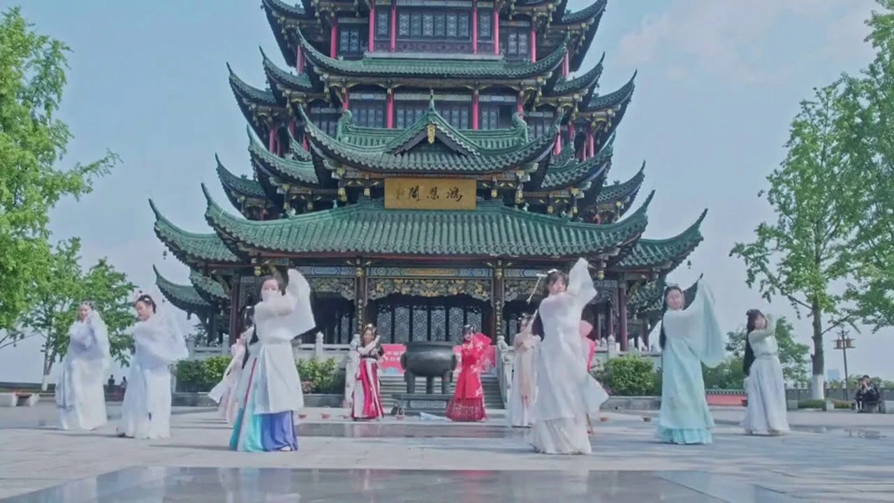 Hanfu Women Ancient Dancing Performance 4
