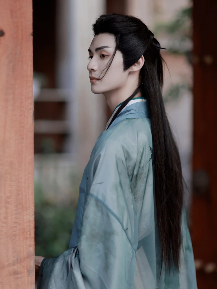Mens Zhiju Hanfu Fairy Drama Styling Inspiration