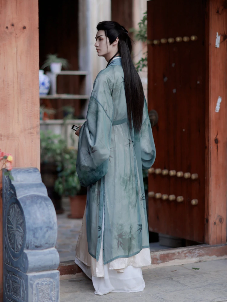 Mens Zhiju Hanfu Fairy Drama Styling Inspiration