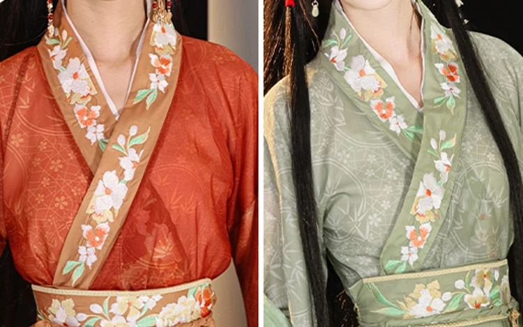 Women Qiyao Hanfu Dress Wei Jin Large Sleeve Fairy Costume