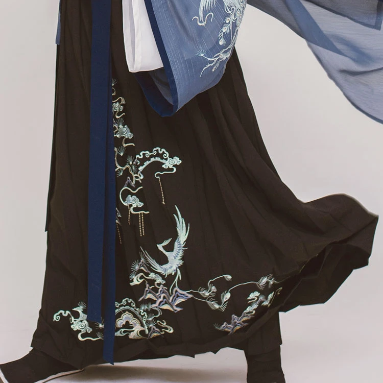 peacock cloud male hanfu