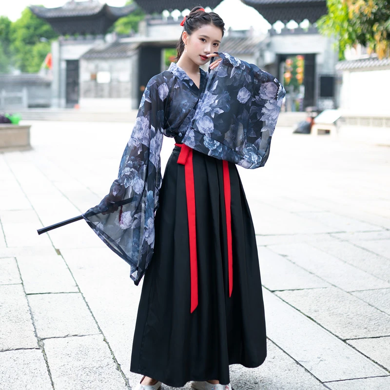 peony-print-women-hanfu-01 peony print women hanfu ruqun