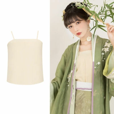 solid camisole hanfu tank top