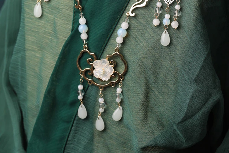 wreath necklace hanfu jewelry shop