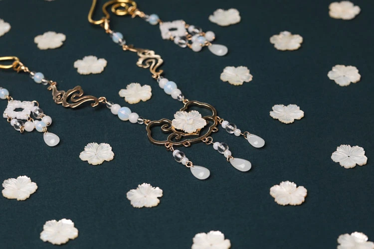 wreath necklace hanfu jewelry shop