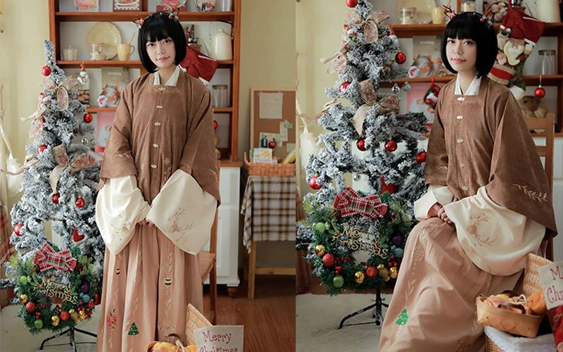 Christmas Element Hanfu - The Best Gift for Winter