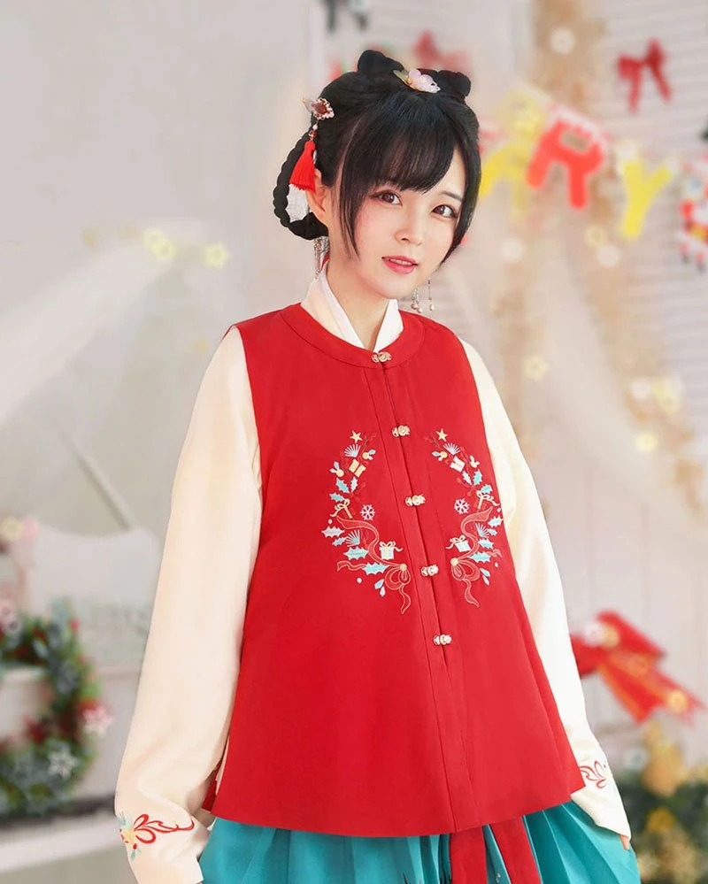 Christmas Element Hanfu - The Best Gift for Winter