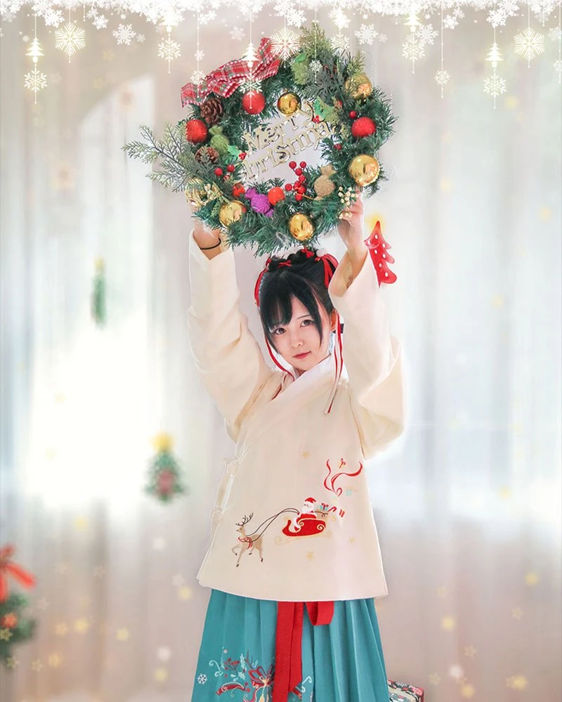 Christmas Element Hanfu - The Best Gift for Winter