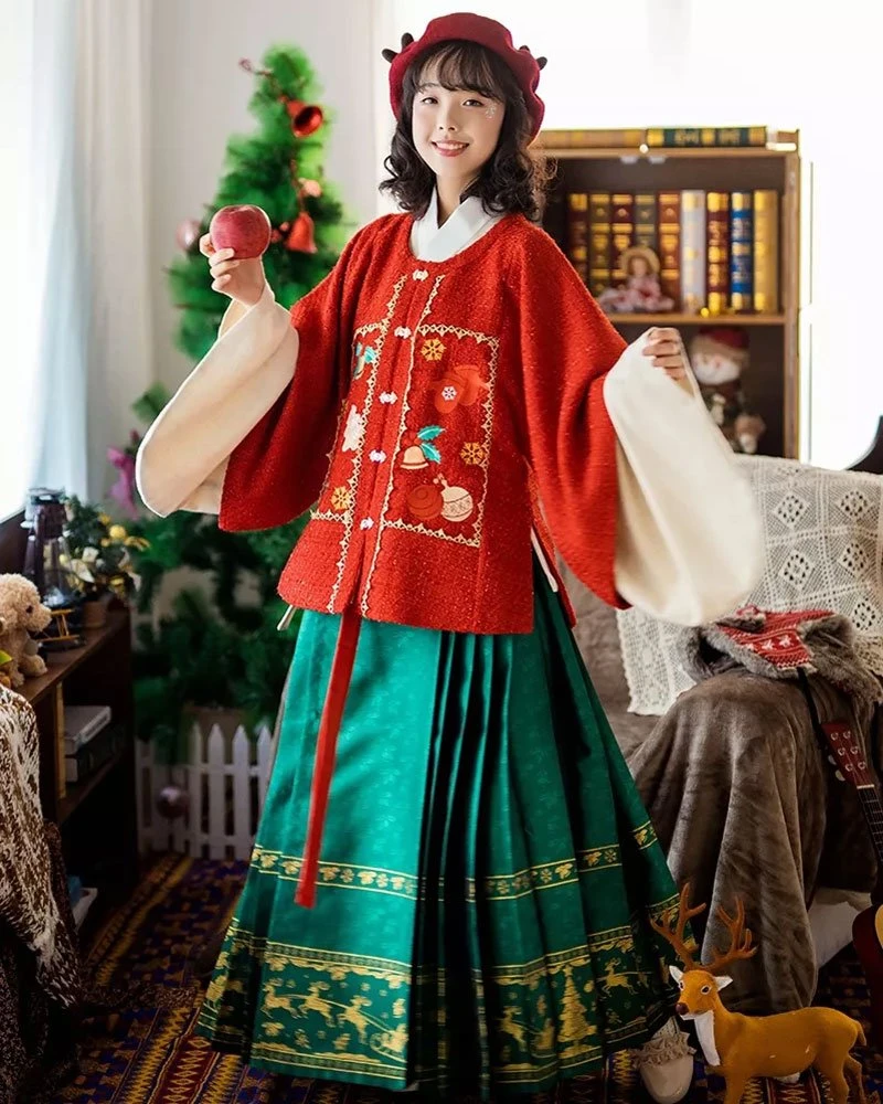 Christmas Element Hanfu - The Best Gift for Winter