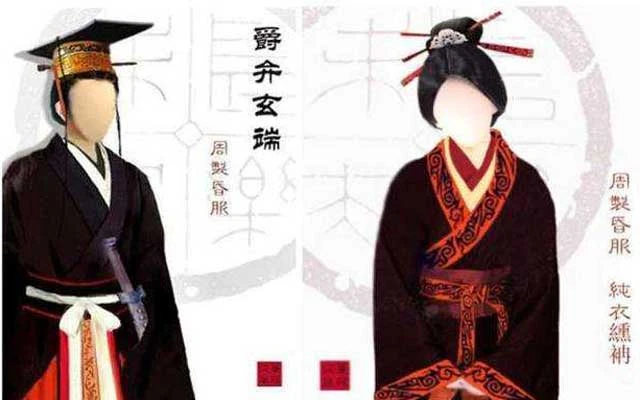 traditional chinese wedding dress zhou dynasty style newhanfu