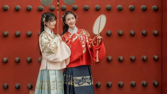 ming dynasty aoqun horse face skirt hanfu