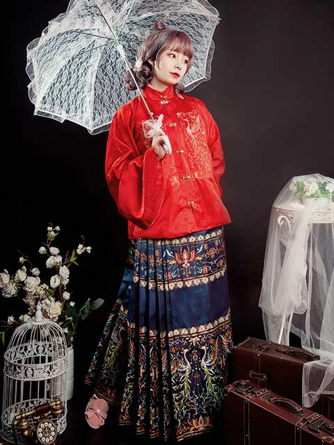 chinese fashion auspicious patterns Peacock