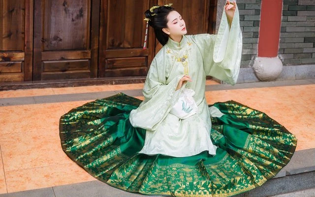 chinese long dress aoqun