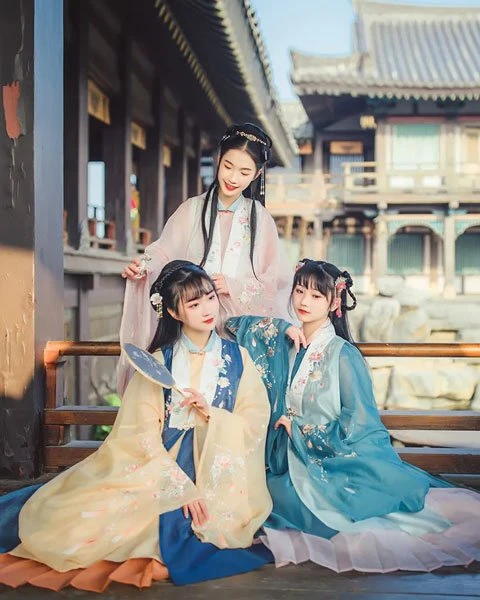 Chinese Girls Hanfu Style Suitable for Spring