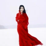 snow girl red white hanfu dress shop