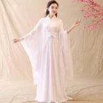snow girl red white hanfu dress shop
