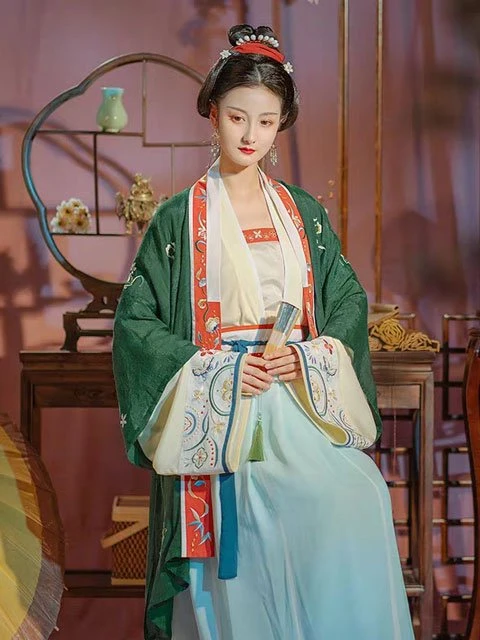 Beauty Oriental Style Top - Fashion from Song Dynasty 