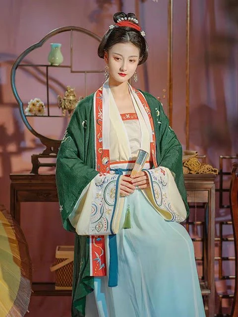 Beauty Oriental Style Top - Fashion from Song Dynasty