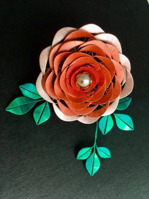4 Beautiful Artificial Flowers in Han Fu Hair Accessories