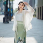 Fairy Mountain White Lace Hanfu