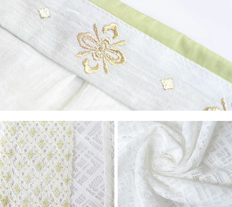 Fairy Mountain White Lace Hanfu