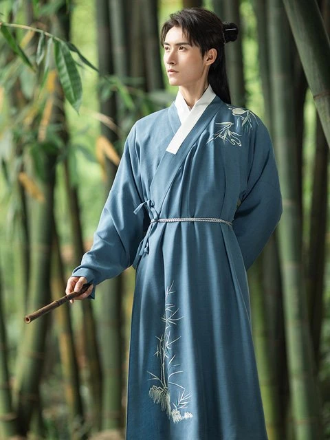 Chinese Man Costume Ming Style Hanfu Jacket - Zhiduo