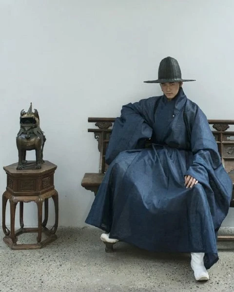 Chinese Man Costume | Ming Style Hanfu Outerwear: Zhishen