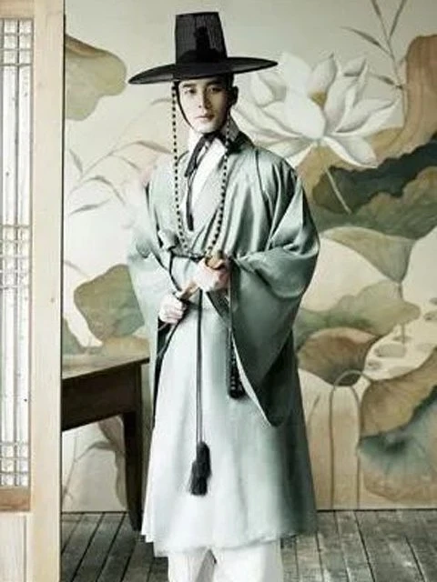 Chinese Man Costume | Ming Style Hanfu: Taoist Robe - Daopao