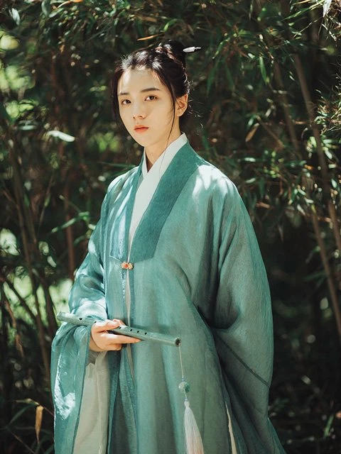 Hanfu Sewing Pattern (1) - Pifeng Cutting Diagram & Making