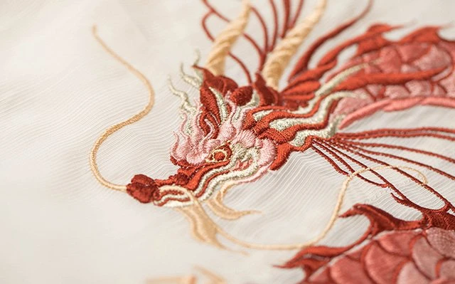 History of Chinese Embroidery Patterns & Apply in Hanfu Style