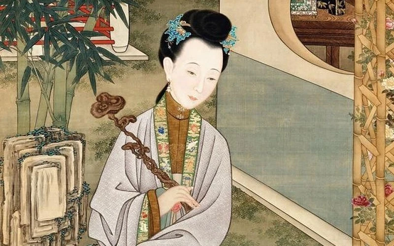Hanfu Drawing - Twelve Beauties of the Qing Dynasty