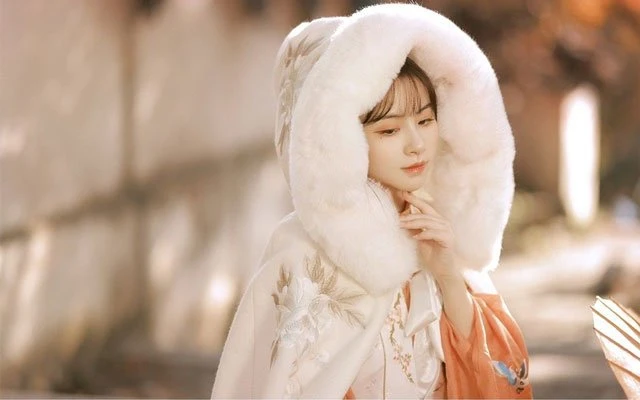 Chinese Costume Photography - Hanfu Girl in Autumn
