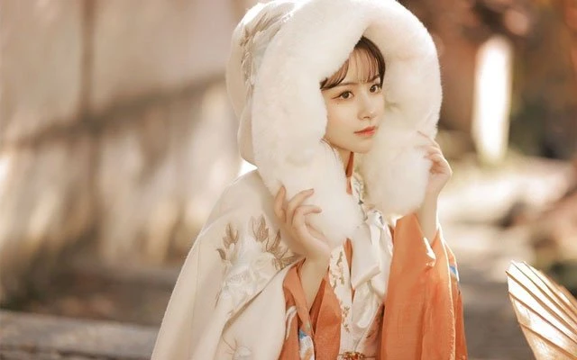 Chinese Costume Photography - Hanfu Girl in Autumn
