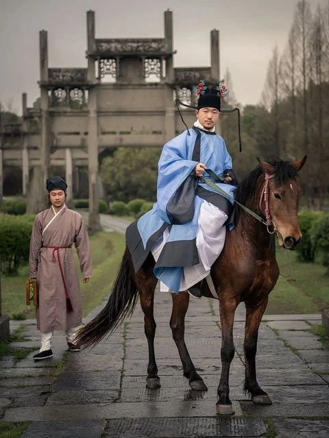 Chinese Traditional Costume - Lanshan for Scholars