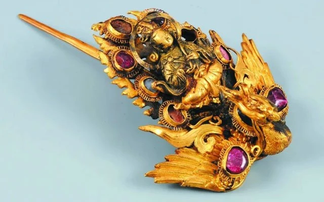 Traditional Chinese Hair Jewelry - Ming Style Diji & Tiaopai
